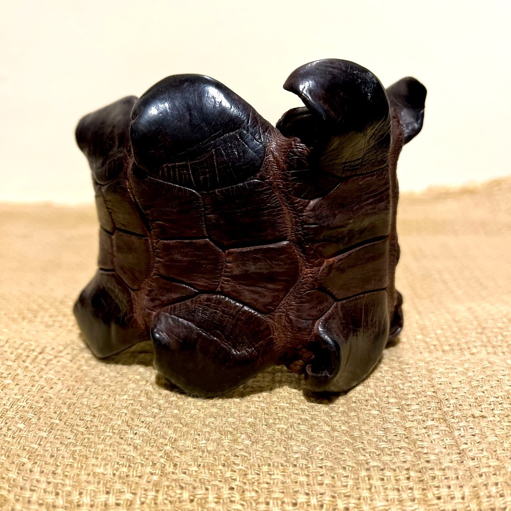 Gorgeous Alligator Leather Cuff